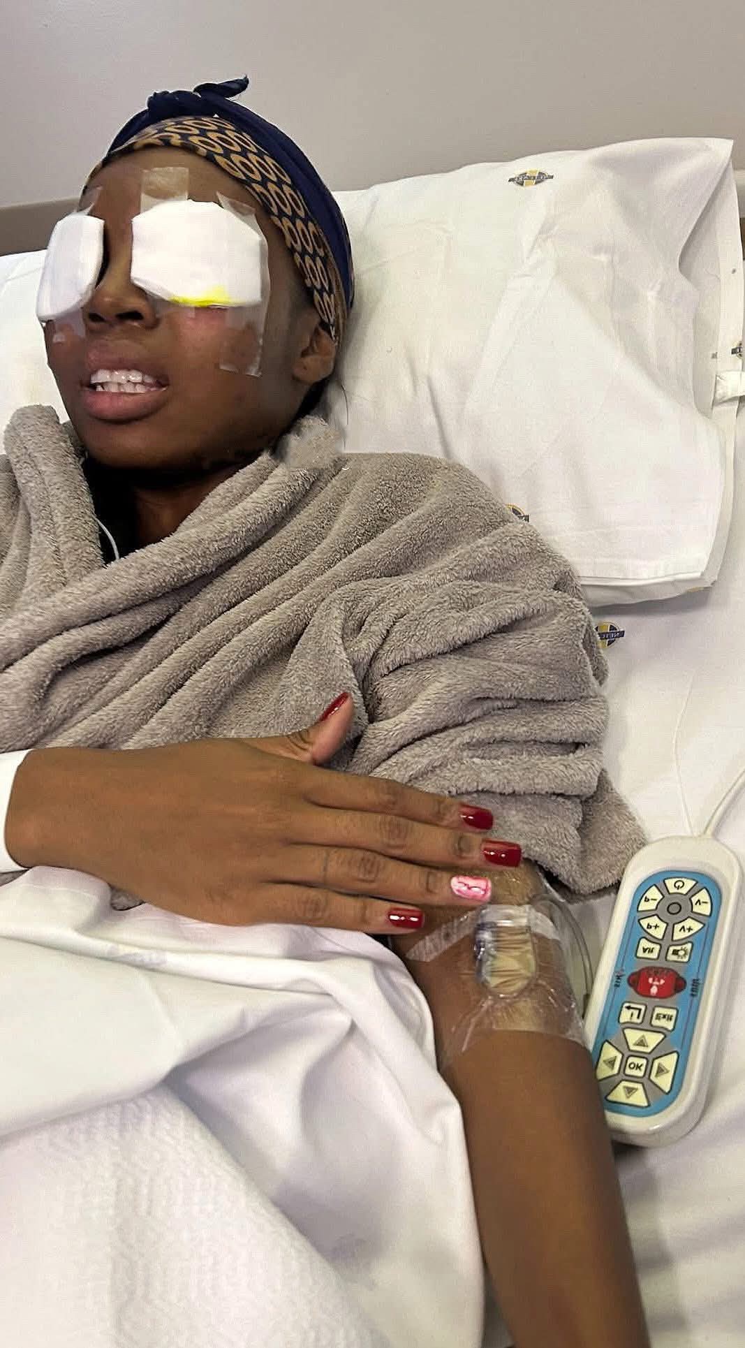Mulher hospitalizada após ataque brutal